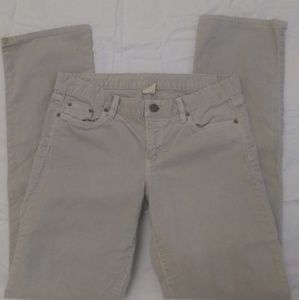 J Crew Ladies Favorite Fit khaki Corduroy